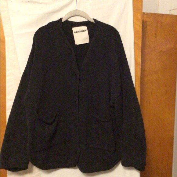 Cordera Sweaters - CORDERA UPCYCLED COTTON BLEND CARDIGAN SZ M/L